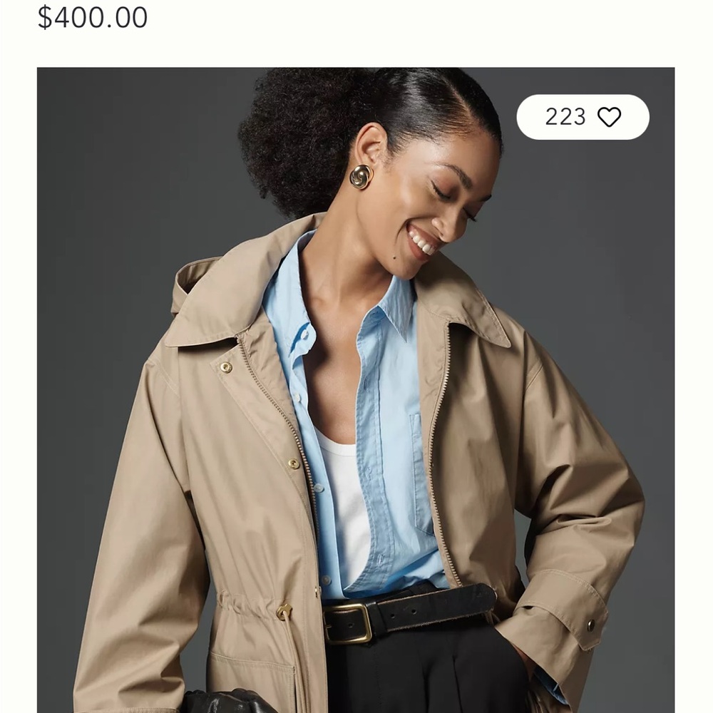Barbour Classic Tan Trench Coat